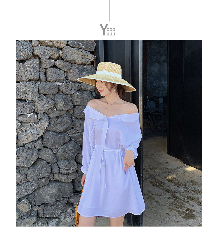 VK旗艦店 韓國風桔梗仙女裙襯衫短袖洋裝