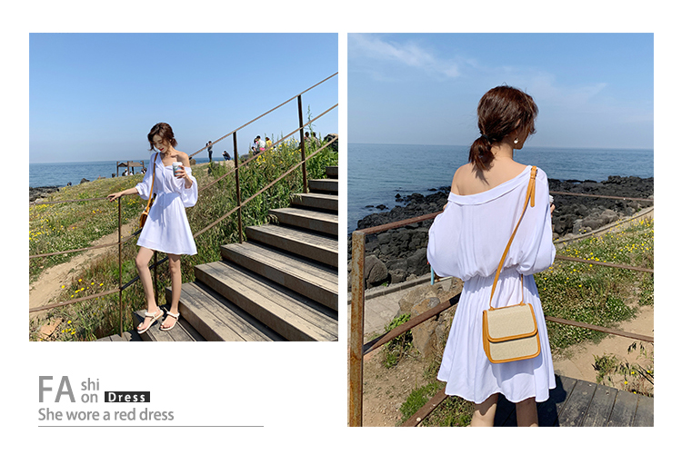 VK旗艦店 韓國風桔梗仙女裙襯衫短袖洋裝