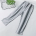 R9 2018 xuân hè quần harem mới của phụ nữ hoang dã eo thon quần rộng giản dị quần thêu mỏng thoi trang nu Quần Harem