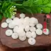 White jade small safety buckle spacer hand chain Buddha beads spacer DIY handmade accessories Jade with beads 8MM loose beads neck decoration