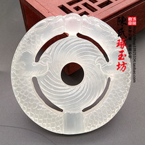 Natural Xiuyu antique Dragon jade pendant safe ring when running Jade neck ornaments jade pendant jade pendant waist Jade