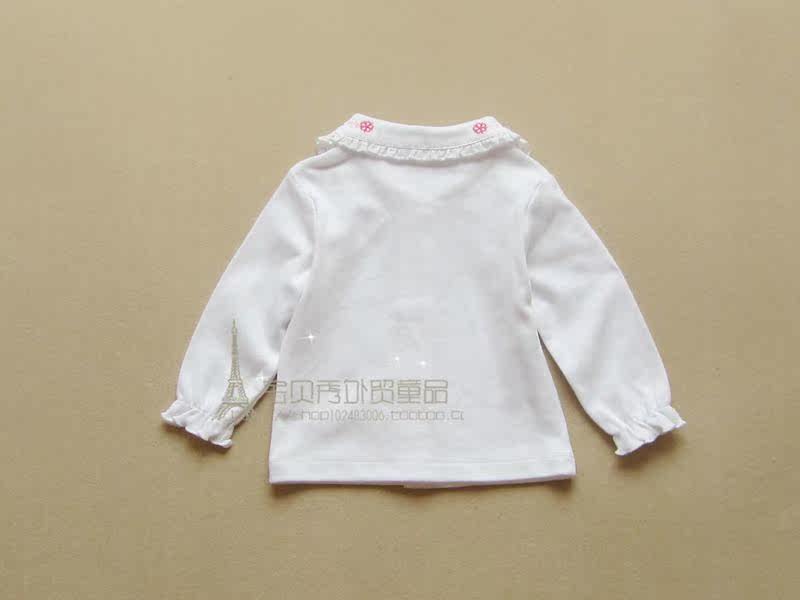 Chemise fille à manche longue en coton - Ref 2086901 Image 12