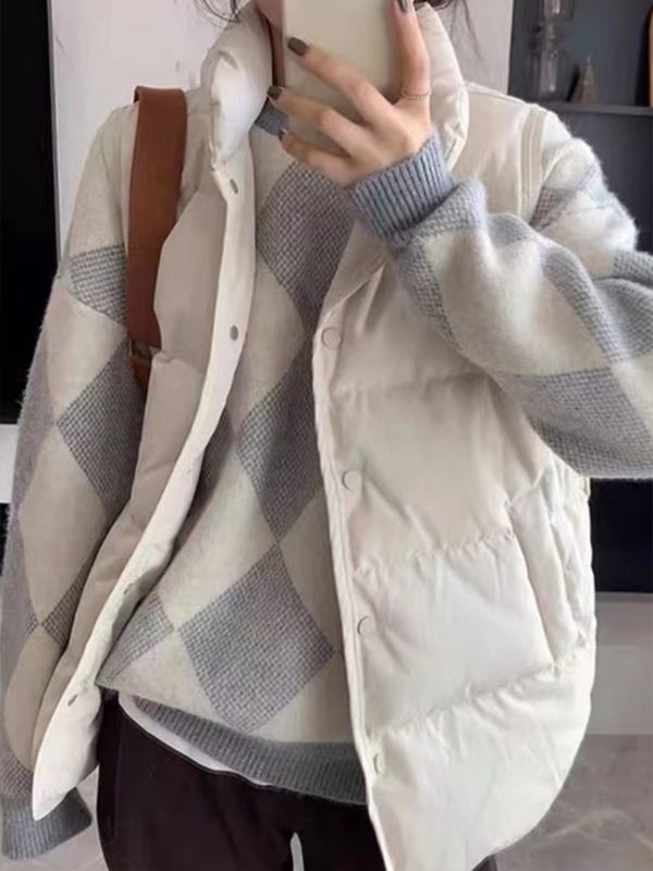 White Duck down Vest for Women, Short Style for Petite Figures, Versatile for Autumn and Winter, Outerwear, Loose Vest Jacket, Trendy