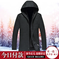 Giải phóng mặt bằng mùa đông lông sinh thái nguyên bản một người đàn ông da cừu da cừu áo khoác b3 không quân áo khoác thể thao