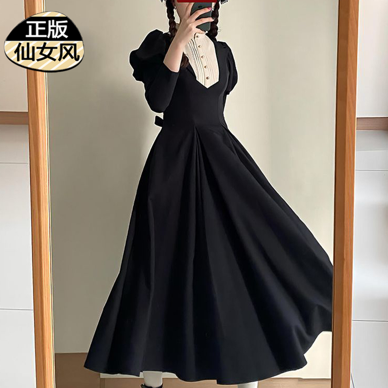 Nun Costume Black Hemp Lolia Skirt Gothic Lolita Dress Halloween Maid Outfit Dark Cos Costume