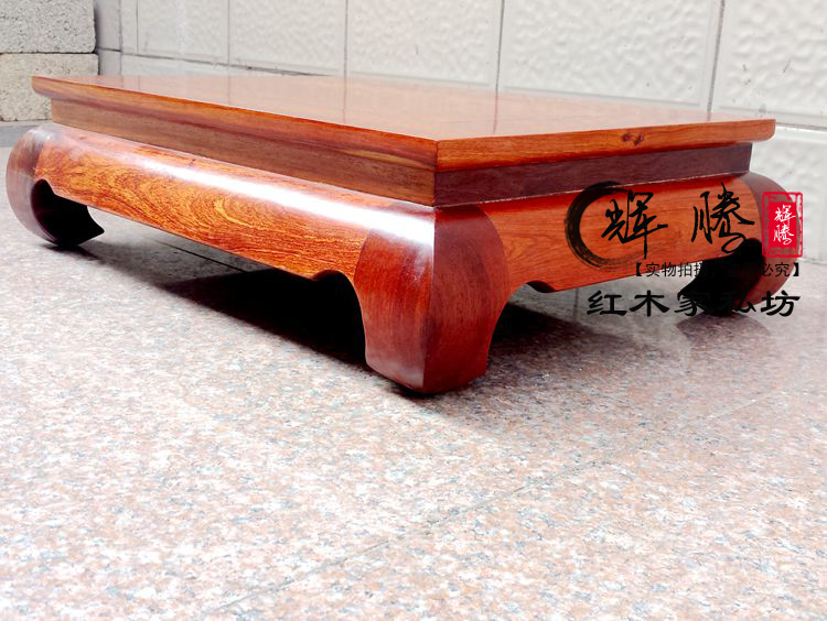 Bàn làm bằng gỗ gụ Phaeton Gỗ hồng mộc Miến Điện Giường Trung Quốc hat 炕 炕 bàn chiếu bàn nhỏ bàn cà phê - Bàn trà bàn ghế phòng khách
