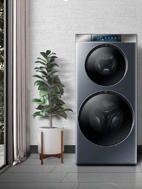 Casarte Twin Zone Dual Partition Mother and Baby Washing Machine 12/ 14kg C8 12P3U1-Hd14P6U1