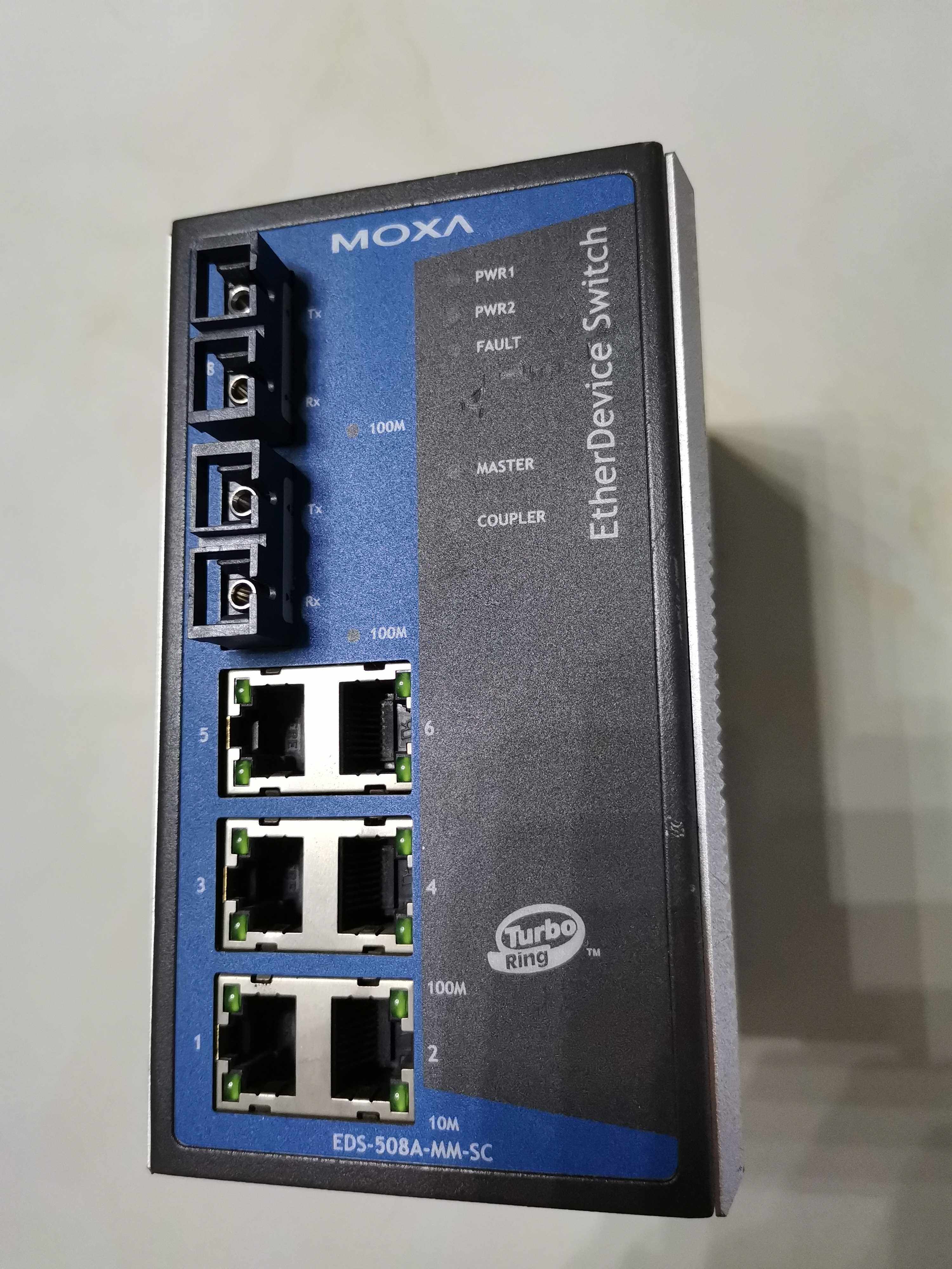 Mossa EDS-508A-MM-SC-T wide warm type Industrial Class B Taita Network Switch Taiwan Imports 