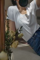 MMCC Pole Janes new 2022 spring season style loose casual short sleeve T-shirt woman short sleeve four-color undershirt