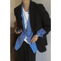 MMCC2023 spring new law style casual 100 Touch Temperament Small Suit Jacket Woman