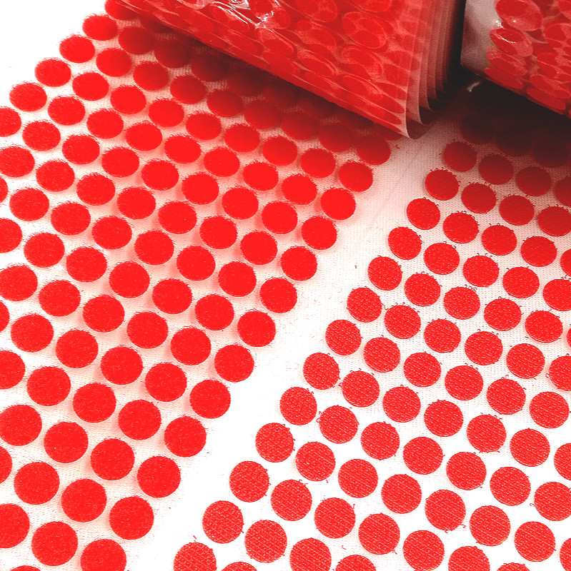 Bifacial back rubber round magic adhesive tape adhesive tape Self-adhesive female adhesive 1cm (10mm)