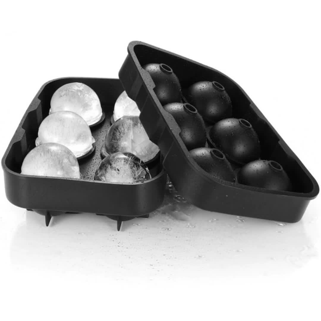 Food Grade Silicone Ice Cube Trays Mold Whiskey Wine Square Round Ice