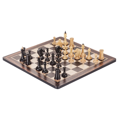 Шахсайский шахматный соревнование QISI Деревянная шахматная доска с Ebon Eyeborn Maple Maple