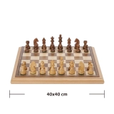 Импортные складные профессиональные шахматы для соревнований из натурального дерева, стратегическая игра для взрослых