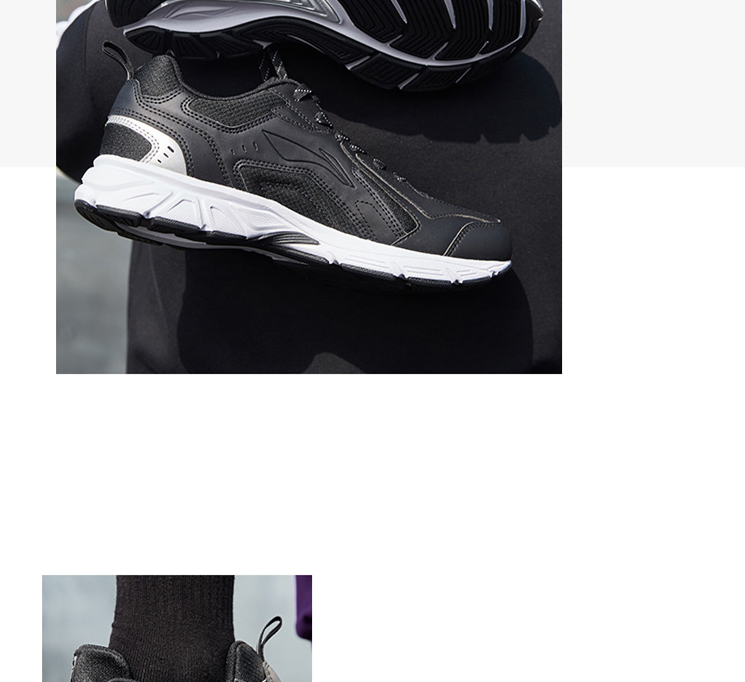 Li Ning 2019 mới mang giày chống trượt retro chống trượt hấp thụ giày thể thao nam ARHP113 - Giày chạy bộ giày chạy bộ adidas