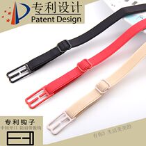 Buy 2 send 1 new design anti-slip shoulder strap lingerie with anti-fall bra with cross belt anti-slip buckle transparent strap