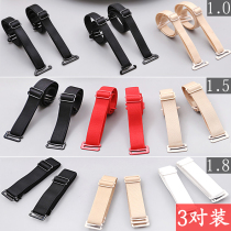 3 pairs of fitted elastic underwear shoulder strap double shoulder non-slip underwear replacement with exposed beauty shoulder fresh small hand ring ancestors wide