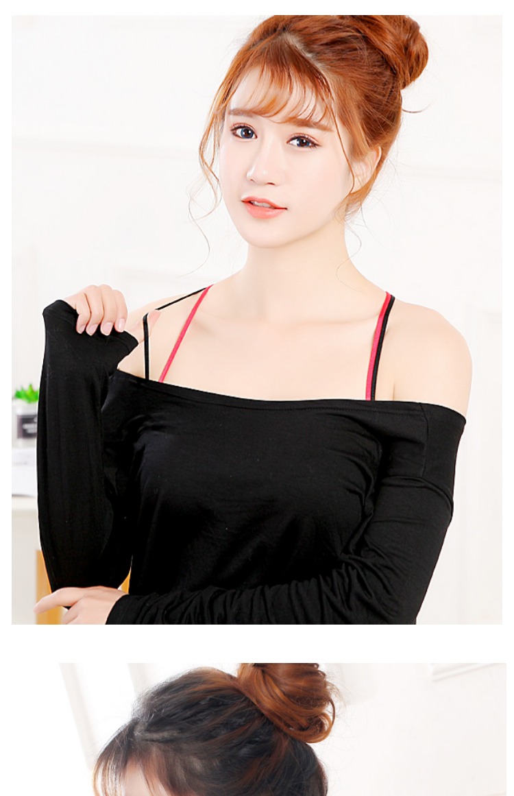 2 nhận 1 gợi cảm Trung Quốc làm đẹp trở lại dây đeo chéo trượt chống trượt đồ lót phụ kiện trong suốt liền mạch từ cổ áo dây áo lót hình bướm