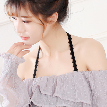 Lace shoulder strap accessories Sexy halter neck cross beauty back underwear belt incognito invisible wild bra belt non-slip