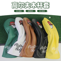 Golf wood club cover red fisherman hat embroidered protective cover golf club cap cover 1 3 5 UT club cover 5 colors