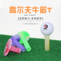 Golf tendon TEE rubber ball Tee marble golf ball support pad accessories soft rubber nails 5 sizes