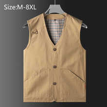 Men's vest, pure cotton, oversized vest, 2024 spring and autumn new casual thin men's vest, summer camisole jacket