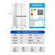 Government replacement subsidy Haier 462L four-door zero-embedded household air-cooled frost-free ultra-thin first-class refrigerator