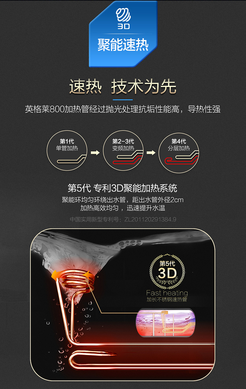 海尔 一级能效 EC6005-TF 电热水器 60升 图3