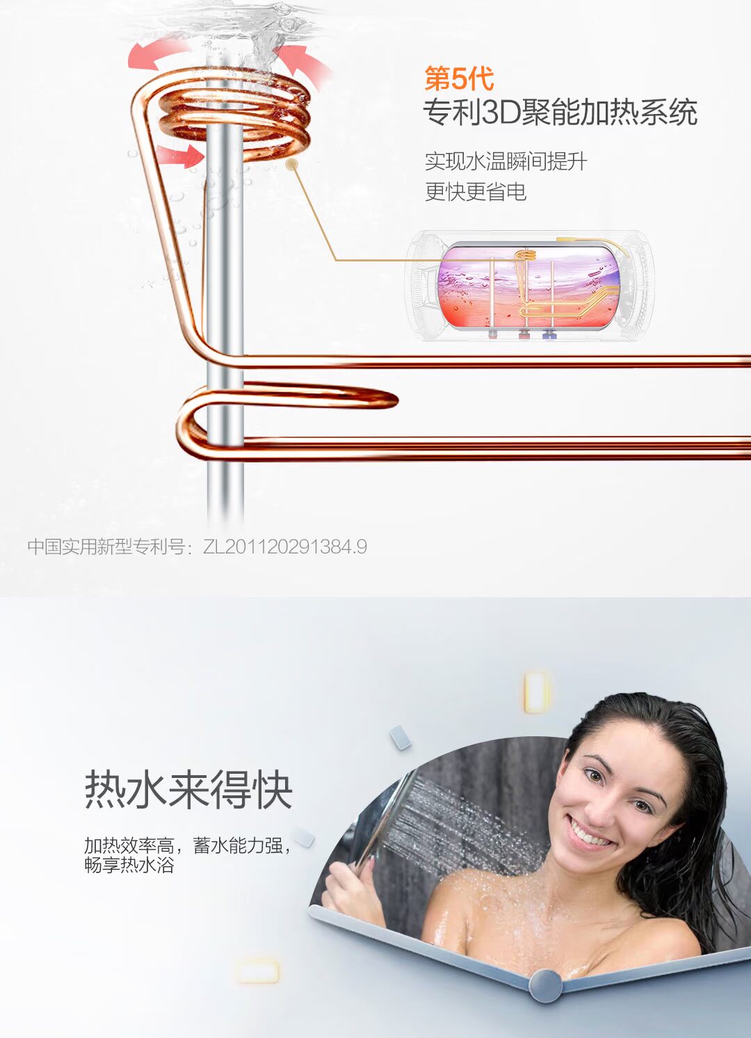 máy nóng lạnh trực tiếp Bình nước nóng siêu tốc Haier / Haier ES50H-S7 (E) (U1) máy nước nóng năng lượng đại thành