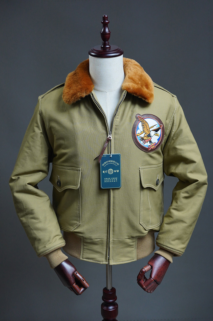 Universal produced a replica of the US Air Force B-10 flight jacket A2 Flying Tigers b10 retro wool TALON winter section