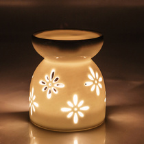 Aromatherapy lamp essential oil lamp bedroom candle home creative essential oil aroma mute ceramic incense burner humidification aromatherapy oven