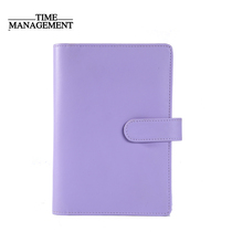 A6 business loose-leaf notepad notebook work manual color series Diary book purple New