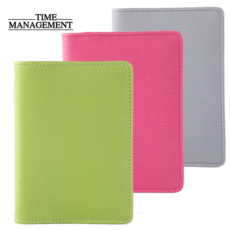 A7 loose sheet This portable with small notepad leather face This customizable hand ledger