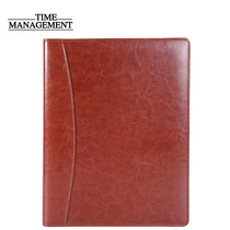 A4 leather folder business concise manager clip contract clip manager clip can be customized