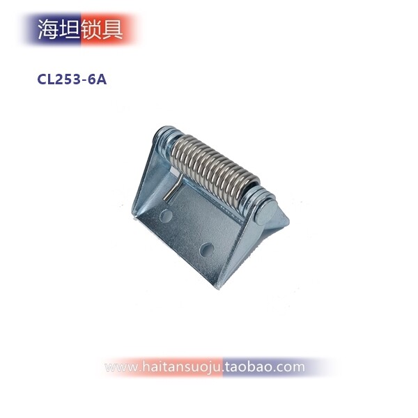 CL253-6A large number iron hinge CL253-6 spring automatic closing industrial reset hinge tarpaulin door hinge