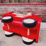 Деревянная система хранения, антикварная модель автомобиля, Германия, подарок на день рождения