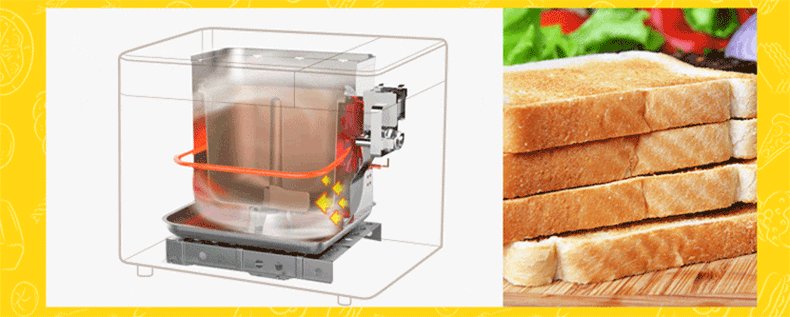 may nuong banh Donlim / 东菱 BM1352AE-3C Máy làm bánh mì đúc thông minh tự động 6D máy làm bánh mì giá bao nhiêu