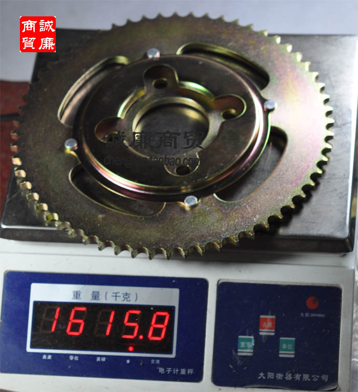 Motlon 60 răng 428 chuỗi bánh răng lớn bay lớn YY428-60T 	nhông cam xe máy	