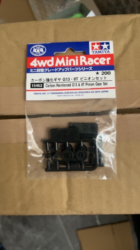 Tamiya 15462 Four-Wheel Drive Vehicle Modification Parts Carbonized Crown Gear Motor Gear Ar/S1/S2/Vs/Tz