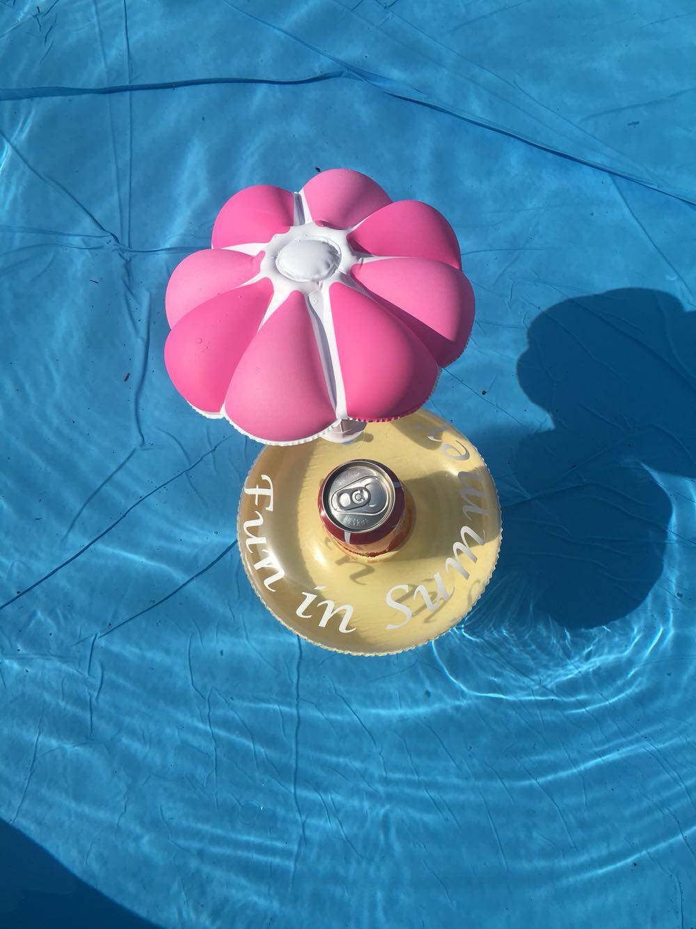 Inflatable umbrella Water cola cup holder Mobile phone holder Drink cup holder Home decoration Children's toys