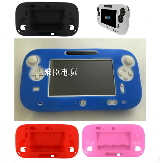 WII U silicone sleeve WII UGAMEPAD protective sleeve WIIU anti-slip soft shell protective shell