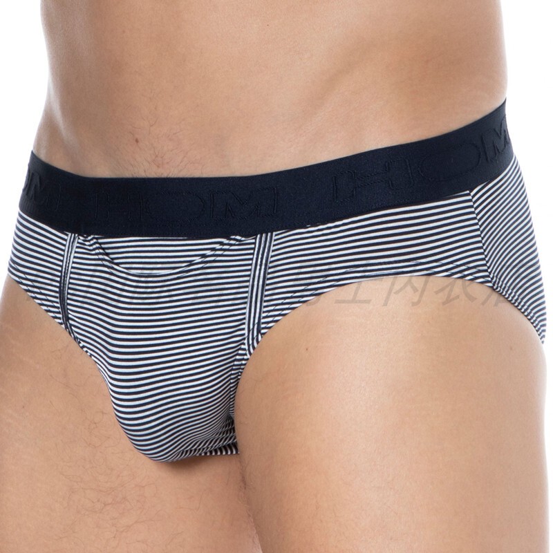 Men's Underwear French Hom Modal Stripesd Comfortable Sexy Briefs Breathable Boxer Briefs for Men Hom H01