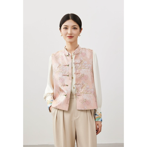 Миджия хорошего качества Cuiti Chun xiaosheng Wanshou Pattern Новый китайский улучшенные движущиеся жилеты 24 весны
