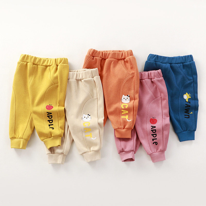 Baby Pants Spring Autumn Sports Pants Children Long Pants Fall Boy Fart Pants Children Clothes Small Babies Big PP Pants Autumn Clothes