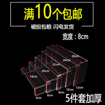 Acrylic display rack transparent bracket shoe rack display rack bag rack cosmetic rack U-shaped display rack