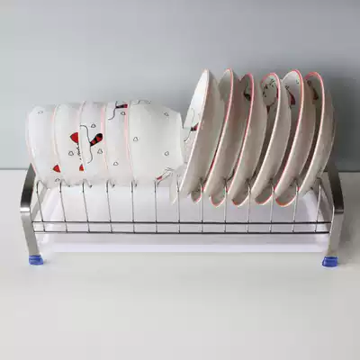 304 stainless steel bowl storage shelf in the cabinet Rice bowl rack plate drain water on the countertop drawer thickened with tray