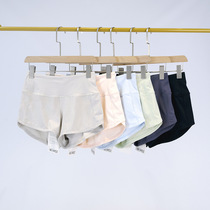 Summer yoga shorts cool 25-inch womens sports loose wide-legged age-reducing breathable drapey silky high-waisted shorts