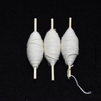 Sashiko embroidery is all hand-twisted white antique pure cotton thread plant-dyed indigo batik printing and dyeing material