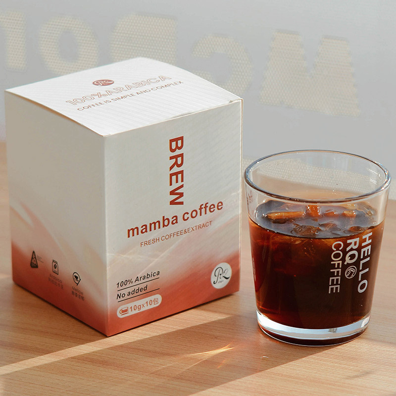 Mamba Coffee Powder Cold Brew Cold Brew Black Coffee Hand-brewed filter Sugar-free No-added American Latte 20 packs