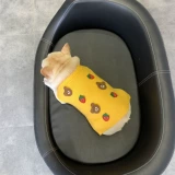 Демисезонный морковный трикотажный свитер без рукавов